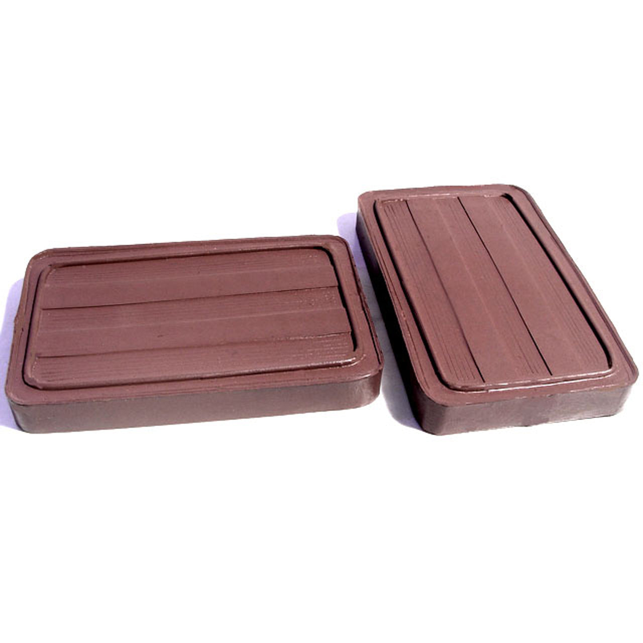 Cb 28-B Clutch And Brake Pedal Pads, Brown Chrysler Airflow 1934-1937, Airstream Deluxe Series C-8 1936, Airstream Deluxe Series Cz 1935
