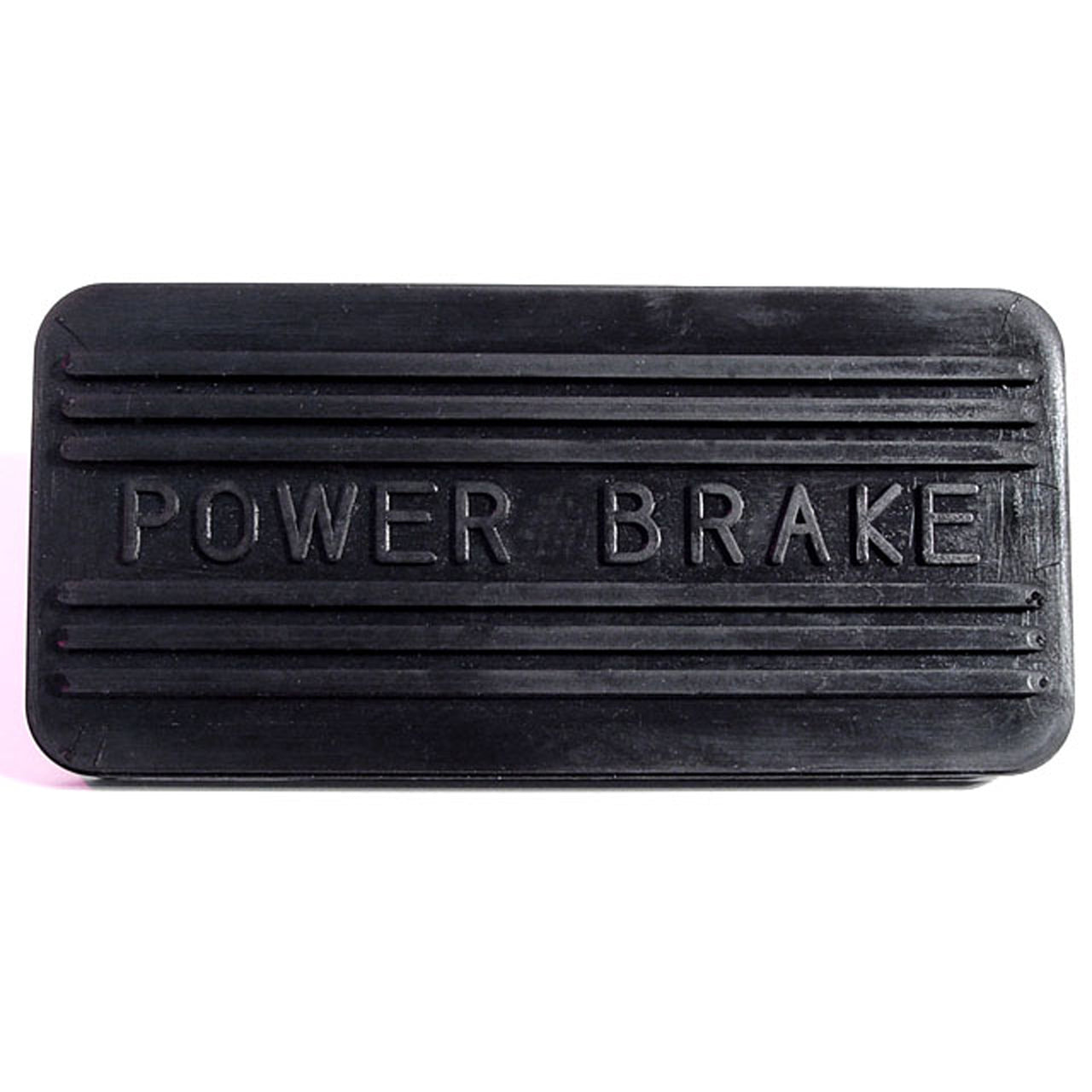 Cb 83-C Power Brake Pedal Pad, Black Lettered "Power Brake" Buick Century 1957-1958, Limited 1958, Roadmaster 1957-1958, Special 1957-1958