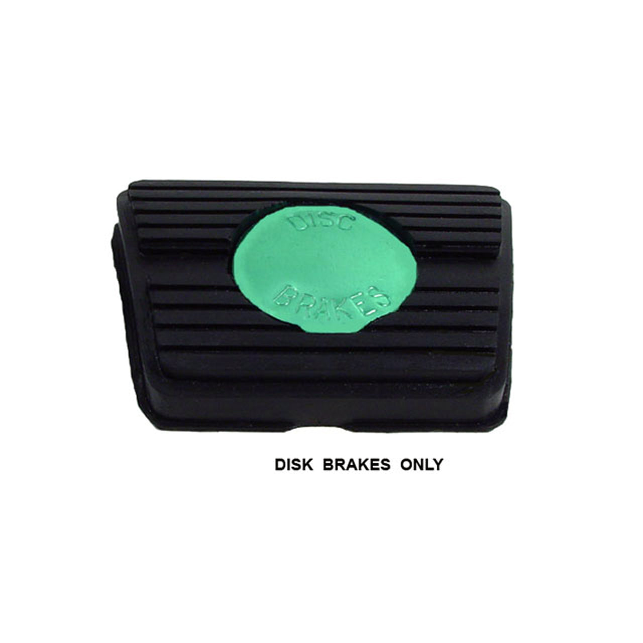 Cb 99-H Clutch Or Brake Pedal Pads, With Stainless Steel Center Chevrolet Camaro 1967-1969