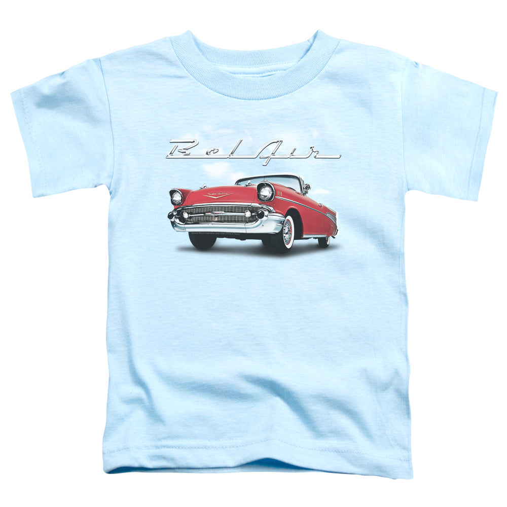 Chevrolet Bel Air Clouds - Toddler Short Sleeve - Light Blue