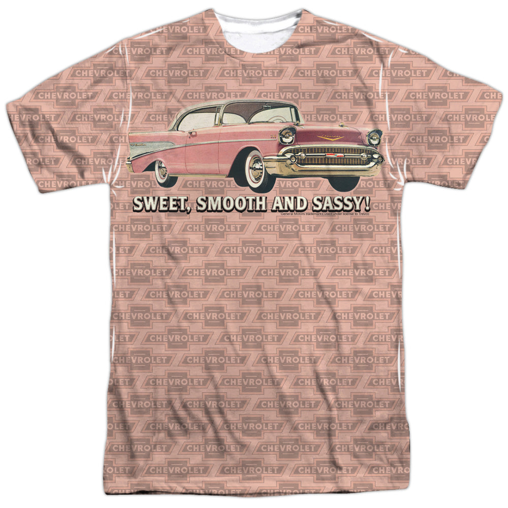 Chevrolet Pink And Black Days-Adult Regular Fit Short Sleeve - White