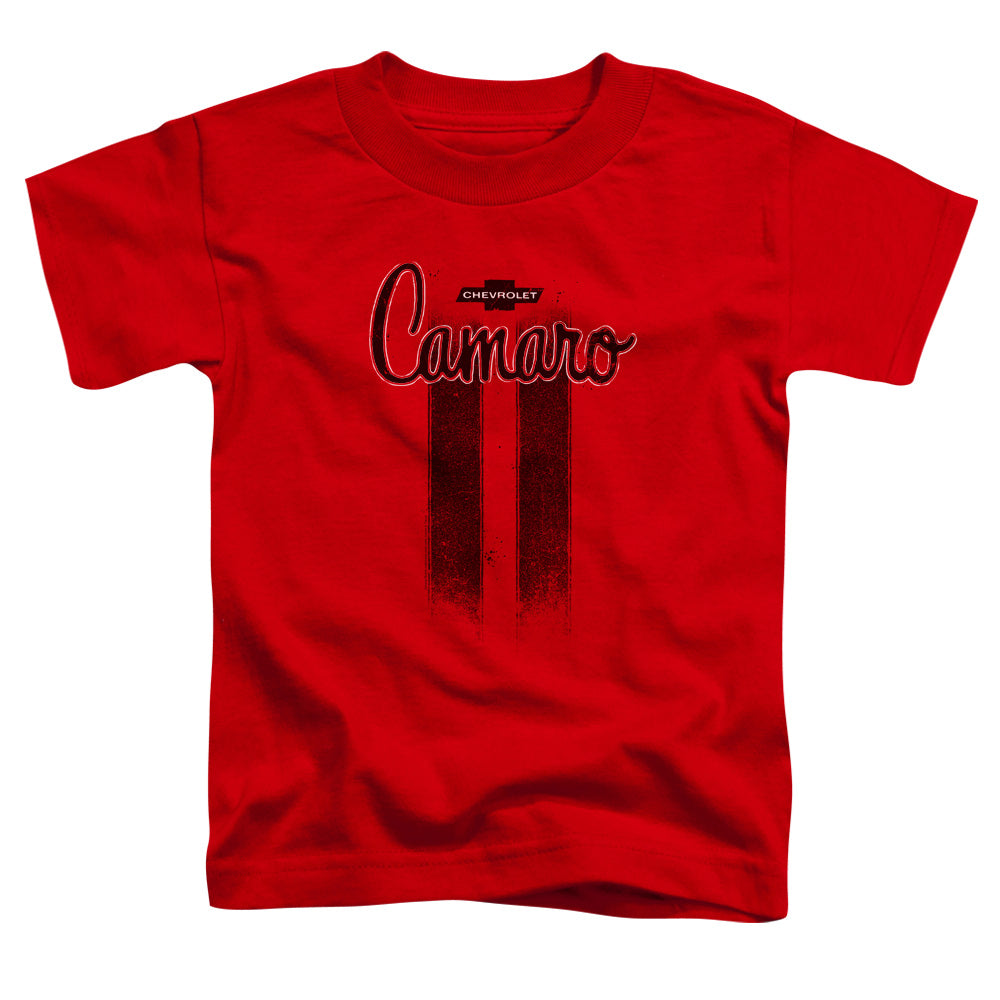 Chevrolet Camaro Stripes - Toddler Short Sleeve - Red
