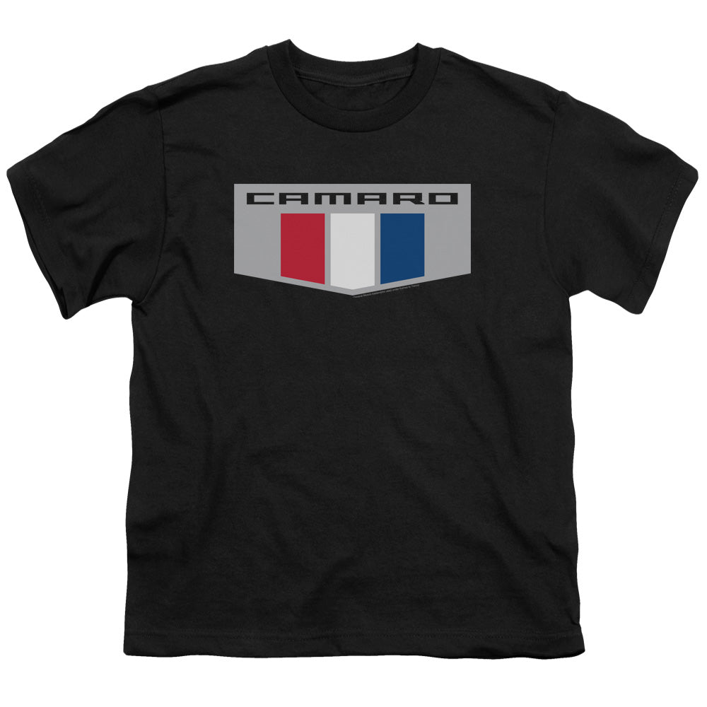 Chevrolet Camaro Emblem - Youth Short Sleeve - Black
