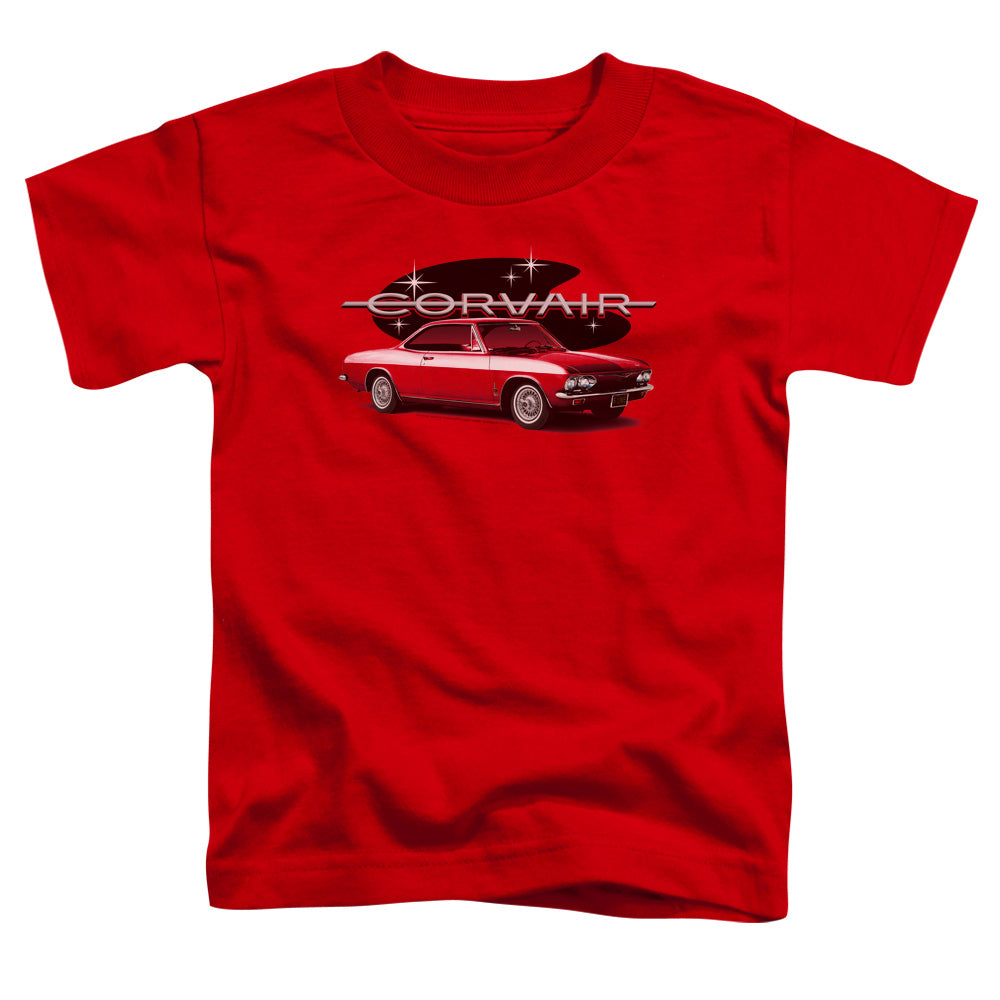 Chevrolet 65 Corvair Mona Spyda Coupe - Toddler Short Sleeve - Red