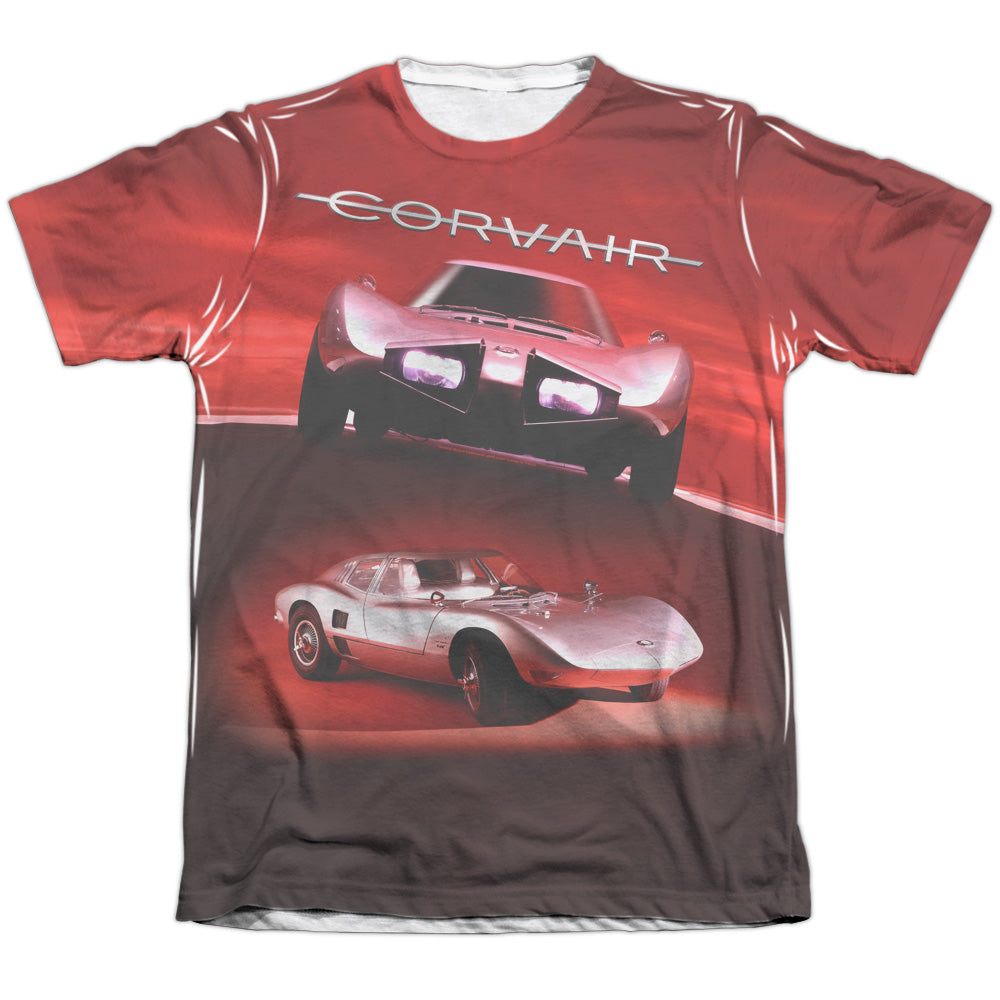 Chevrolet Corvair Silver Bullet-Adult Regular Fit Short Sleeve - White