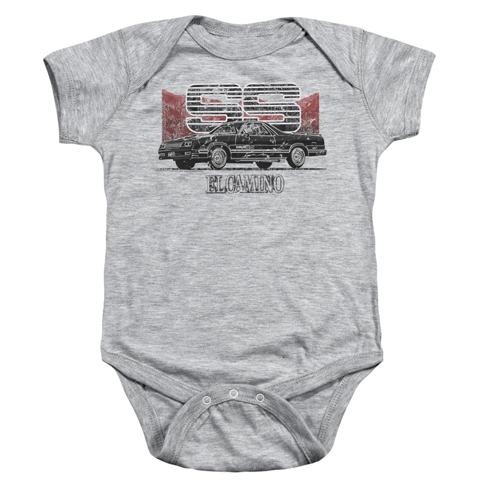 Chevrolet El Camino SS Mountains-Infant Snapsuit-Athletic Heather