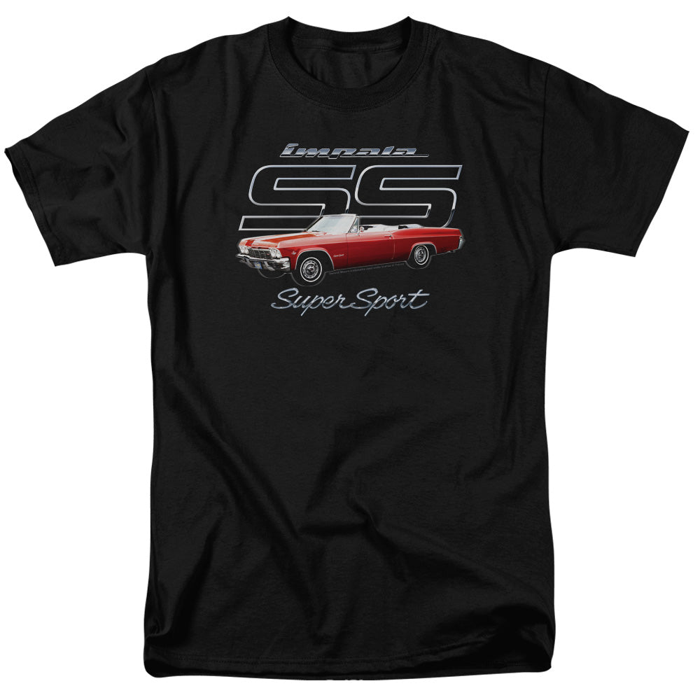 Chevrolet Impala SS-Adult Regular Fit Short Sleeve-Black