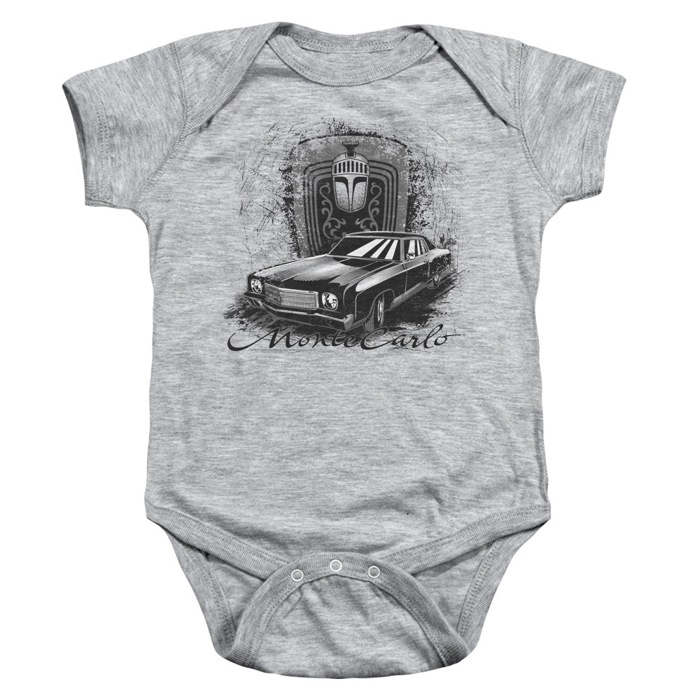 Chevrolet Monte Carlo Drawing-Infant Snapsuit-Athletic Heather