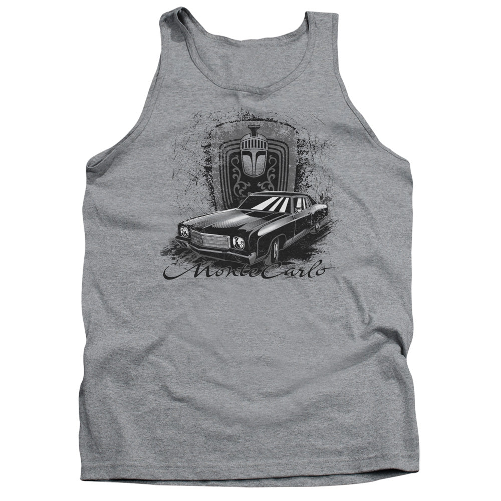 Chevrolet Monte Carlo Drawing-Adult Tank Top-Athletic Heather