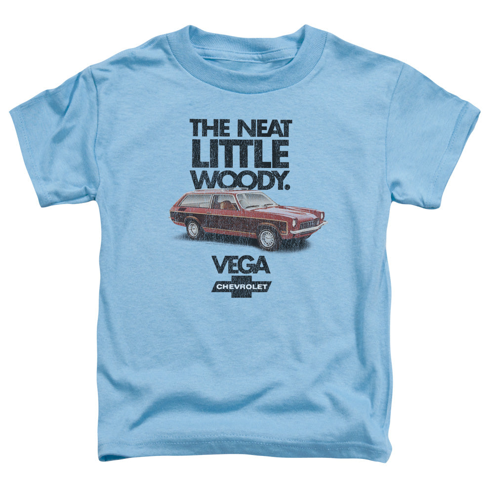 Chevrolet Vega The Neat Little Woody - Toddler Short Sleeve - Carolina Blue