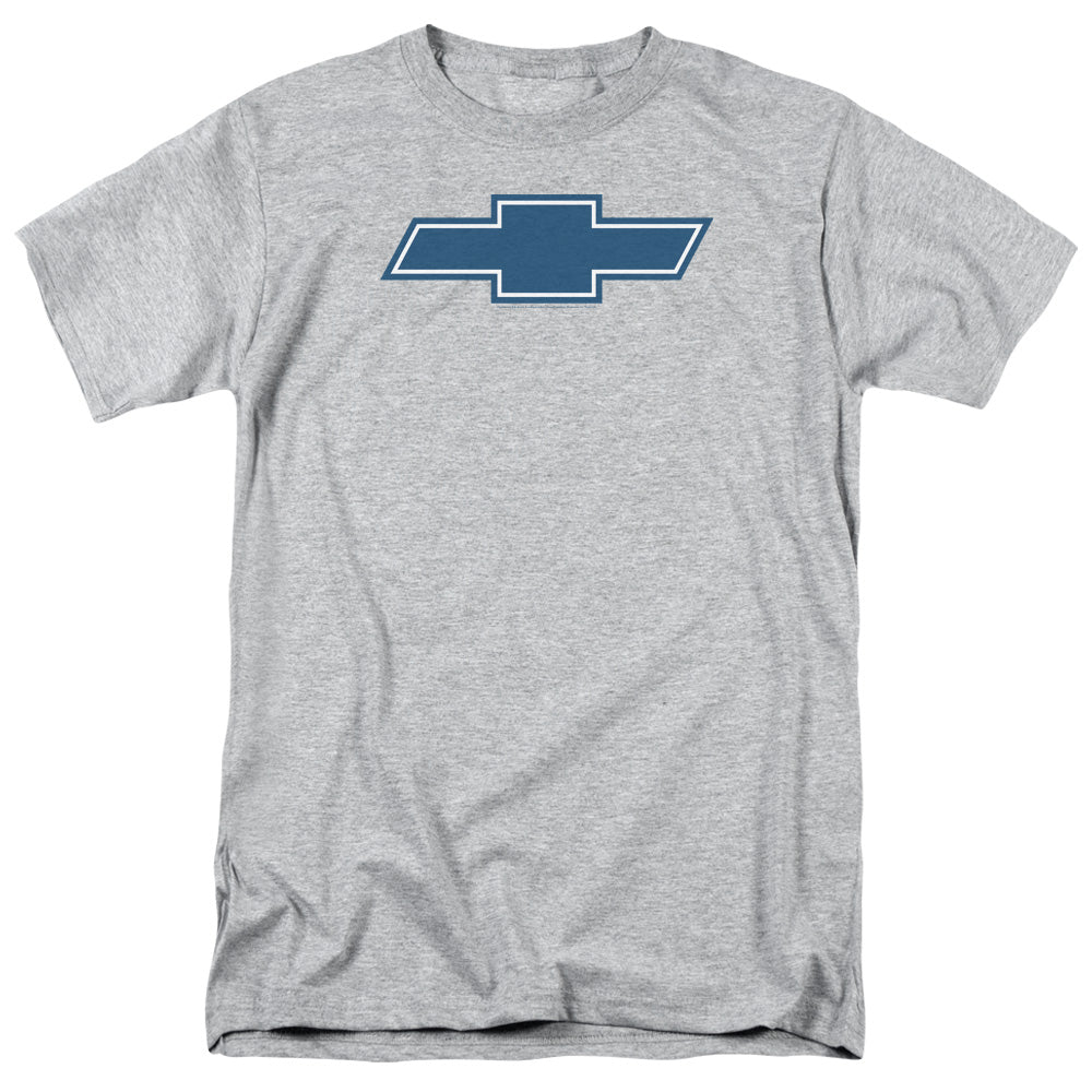 Chevrolet Simple Vintage Bowtie-Adult Slim Fit V Neck Cotton-Athletic Heather