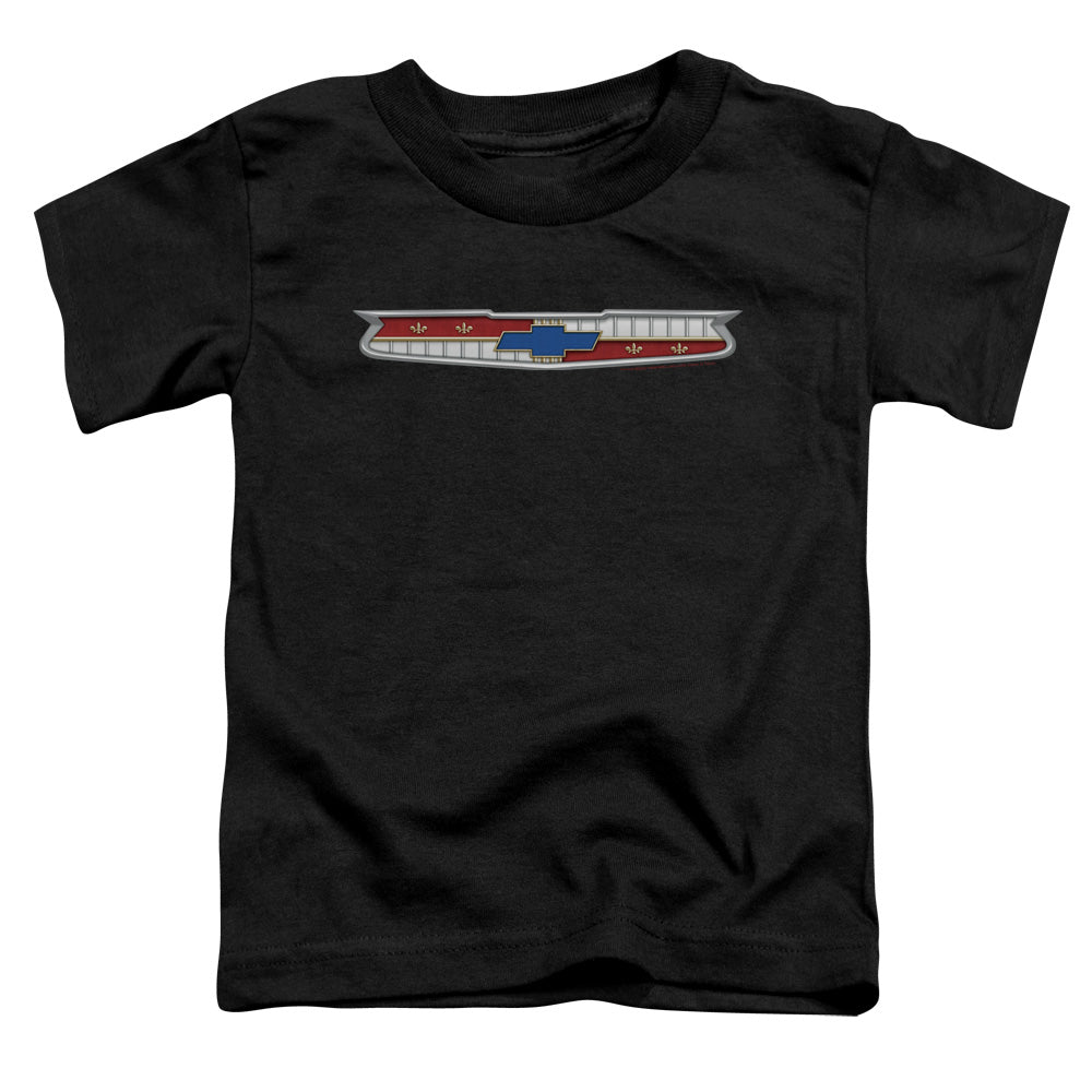 Chevrolet 56 Bel Air Emblem - Toddler Short Sleeve - Black