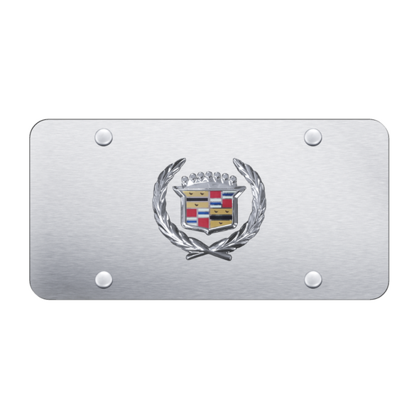 cadillac-license-plate-chrome-on-brushed