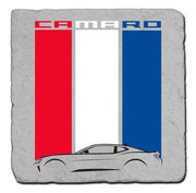 camaro-red-white-blue-stripe-stone-coaster