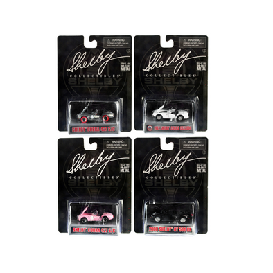 "Carroll Shelby 50th Anniversary" 4 piece Set 2022 1/64 Diecast Model Cars