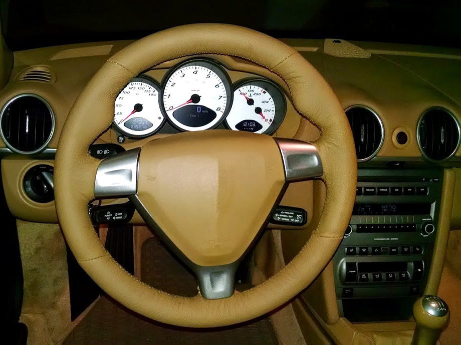 2005-12 Porsche Boxster steering wheel cover - type 1