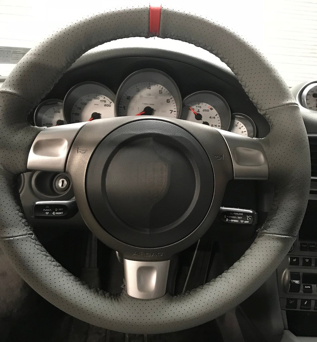 2005-12 Porsche Boxster steering wheel cover - type 2