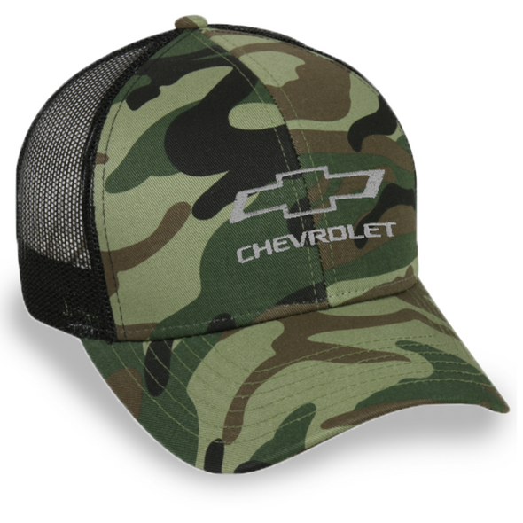 Chevrolet Bowtie Mesh Snapback Hat / Cap