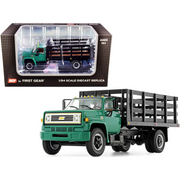 chevrolet-c65-stake-truck-green-and-black-1-64-diecast-model-by-dcp-first-gear