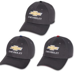 Chevrolet Gold Bowtie Button Hat / Cap