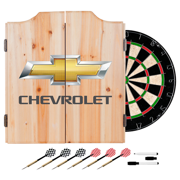 Chevrolet Gold Bowtie Dart Board
