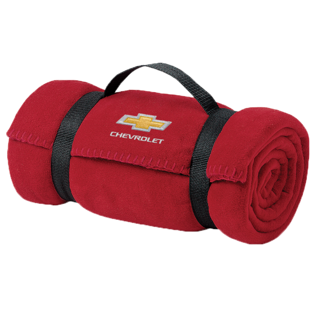chevrolet-gold-bowtie-fleece-blanket