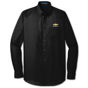 chevrolet-gold-bowtie-poplin-long-sleeve-dress-shirt