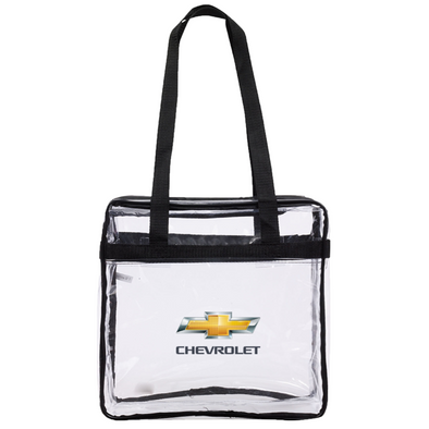 Chevrolet Gold Bowtie Stadium Approved Clear Tote Bag