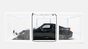 CarCapsule Signature Series Showcase Automatic Car Cover (White)