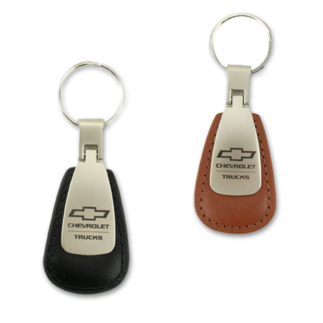 chevy-truck-leather-teardrop-key-tag