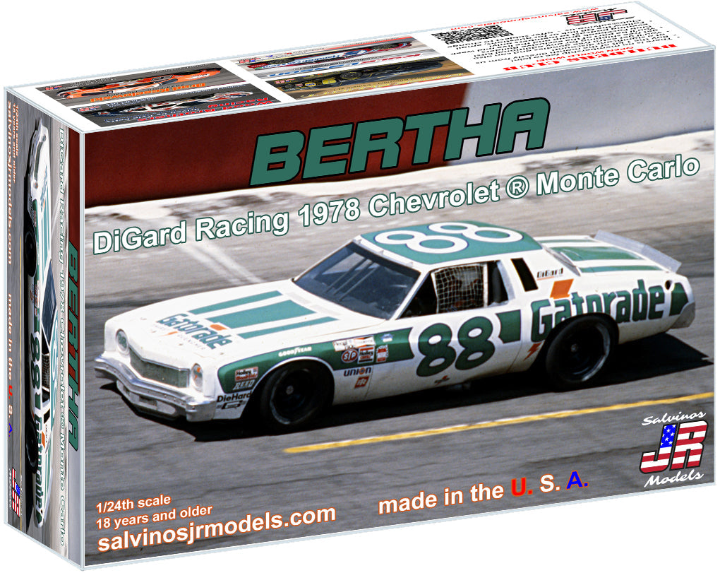 "BERTHA" 1978 DiGard Racing Chevy Monte Carlo Model Car