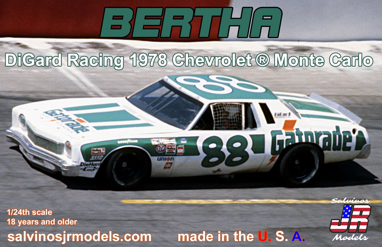 "BERTHA" 1978 DiGard Racing Chevy Monte Carlo Model Car