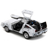 DMC DeLorean Time Machine (Frost Version) "Back to the Future" (1985) 1/32 Diecast Model Car by Jada