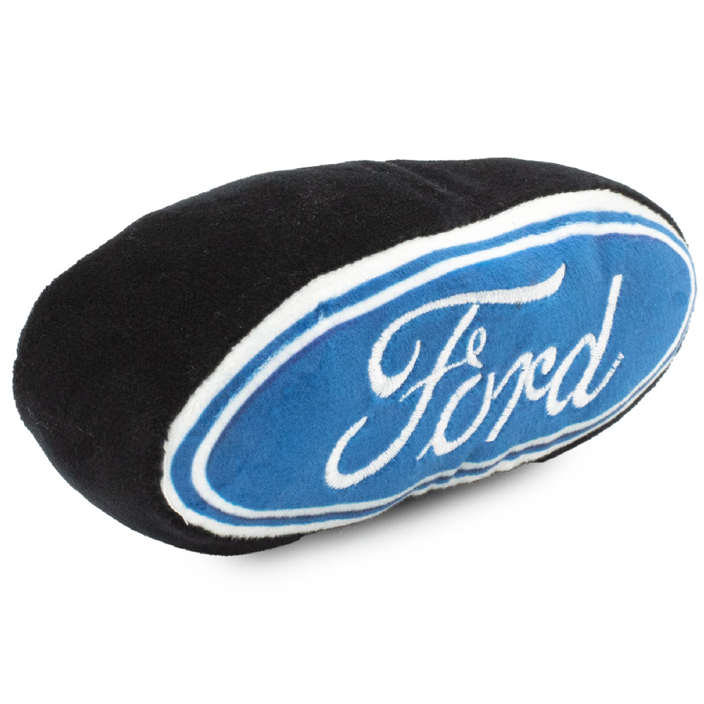 Ford Oval Dog Toy Squeaker Plush