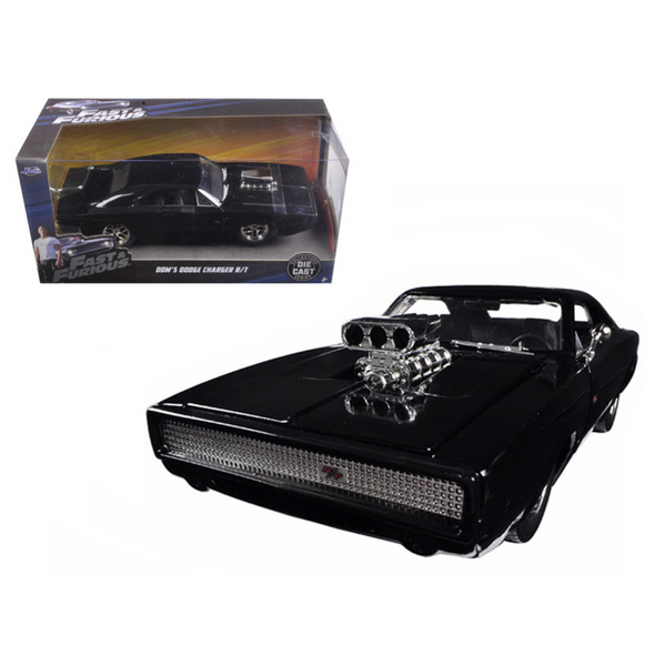 Dom's 1970 Dodge Charger R/T "Fast & Furious 7" (2015) 1/24 Diecast Model Car by Jada