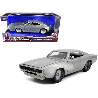 Dom's 1970 Dodge Charger R/T Bare Metal "Fast & Furious 7" (2015) 1/24 Diecast Model Car by Jada