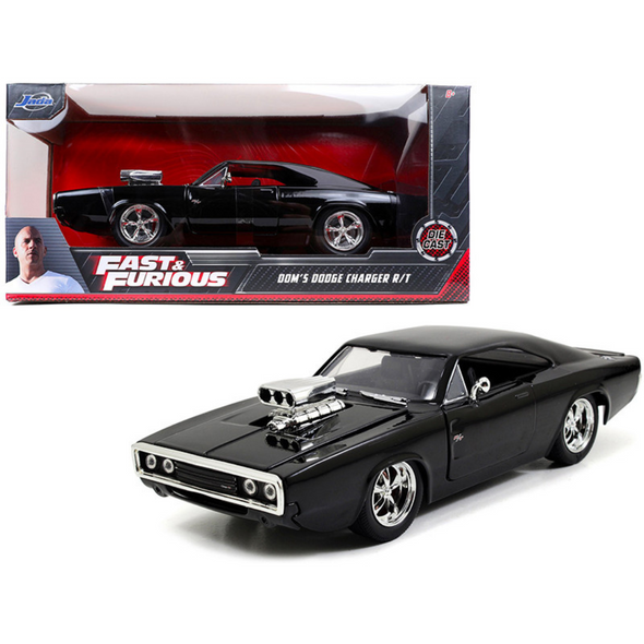 Dom's Dodge Charger R/T "The Fast and the Furious" (2001) 1/24 Diecast Model Car by Jada
