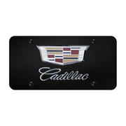 dual-cadillac-2014-license-plate-chrome-on-black