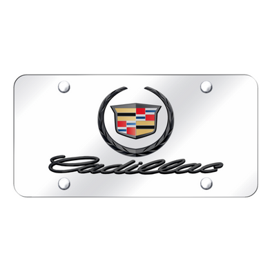 dual-cadillac-logo-license-plate-black-pearl-on-mirrored