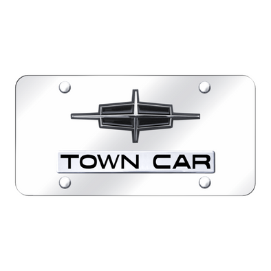 dual-town-car-license-plate-chrome-on-mirrored