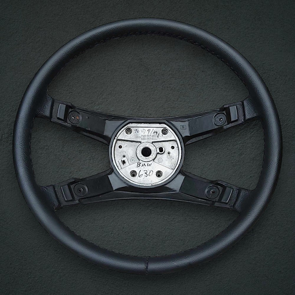 1976-89 BMW 6-series steering wheel cover - 4-spoke no airbag