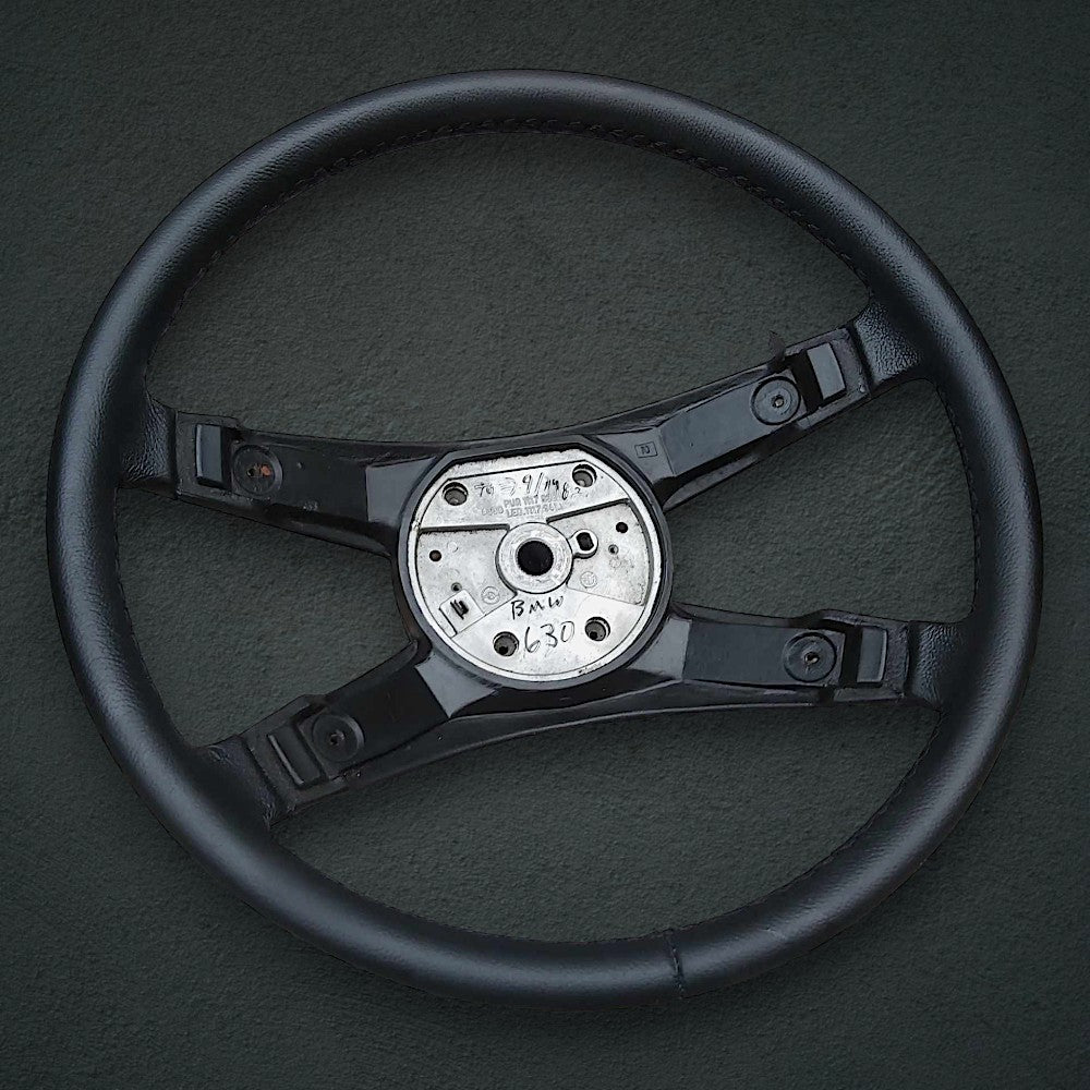 1976-89 BMW 6-series steering wheel cover - 4-spoke no airbag