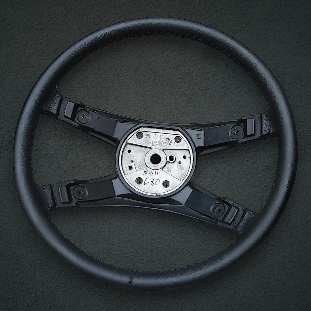 1976-89 BMW 6-series steering wheel cover - 4-spoke no airbag