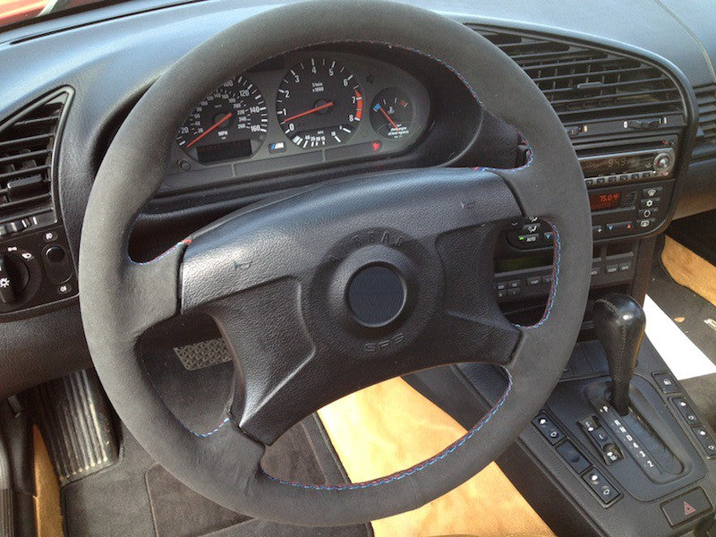 1989-99 BMW 8-series steering wheel cover - 4-spoke