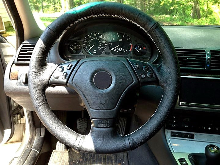 1996-03 BMW 5-series steering wheel cover - Euro