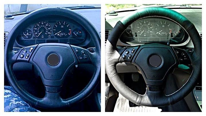 1988-95 BMW 5-series steering wheel cover - Euro