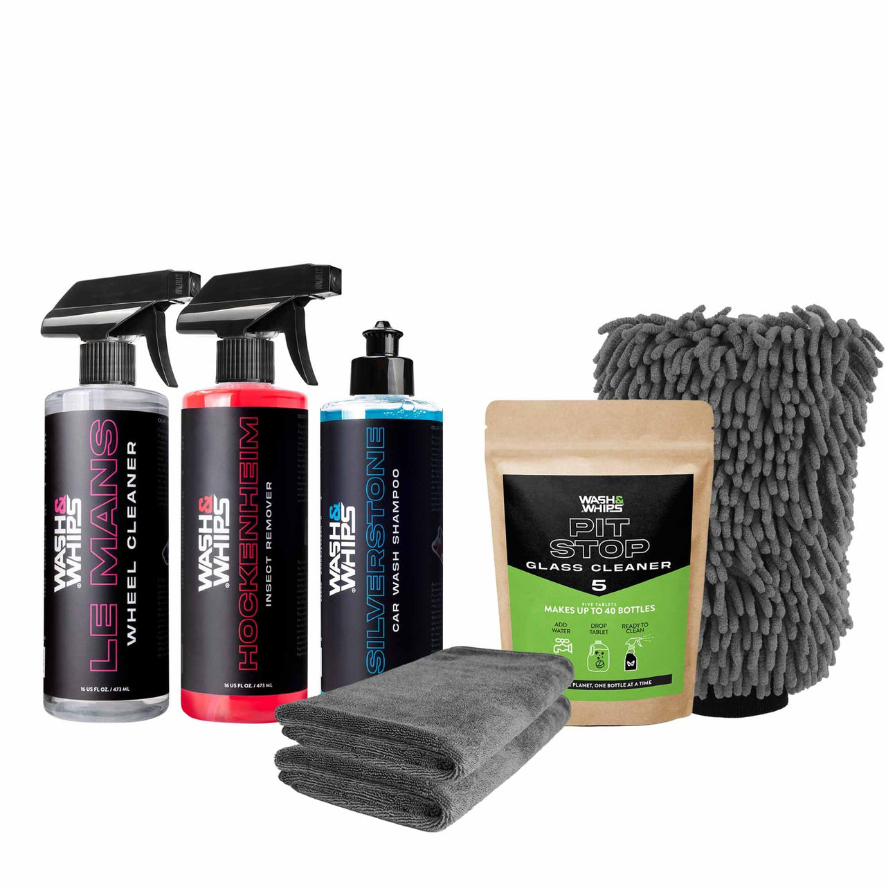WASH&WHIPS New Car Care Kit
