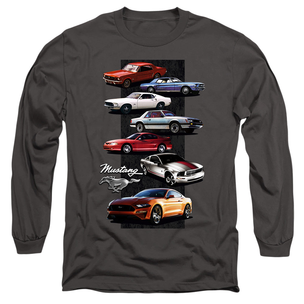 Ford Mustang Stack Adult Long Sleeve | Classic Auto Store Online