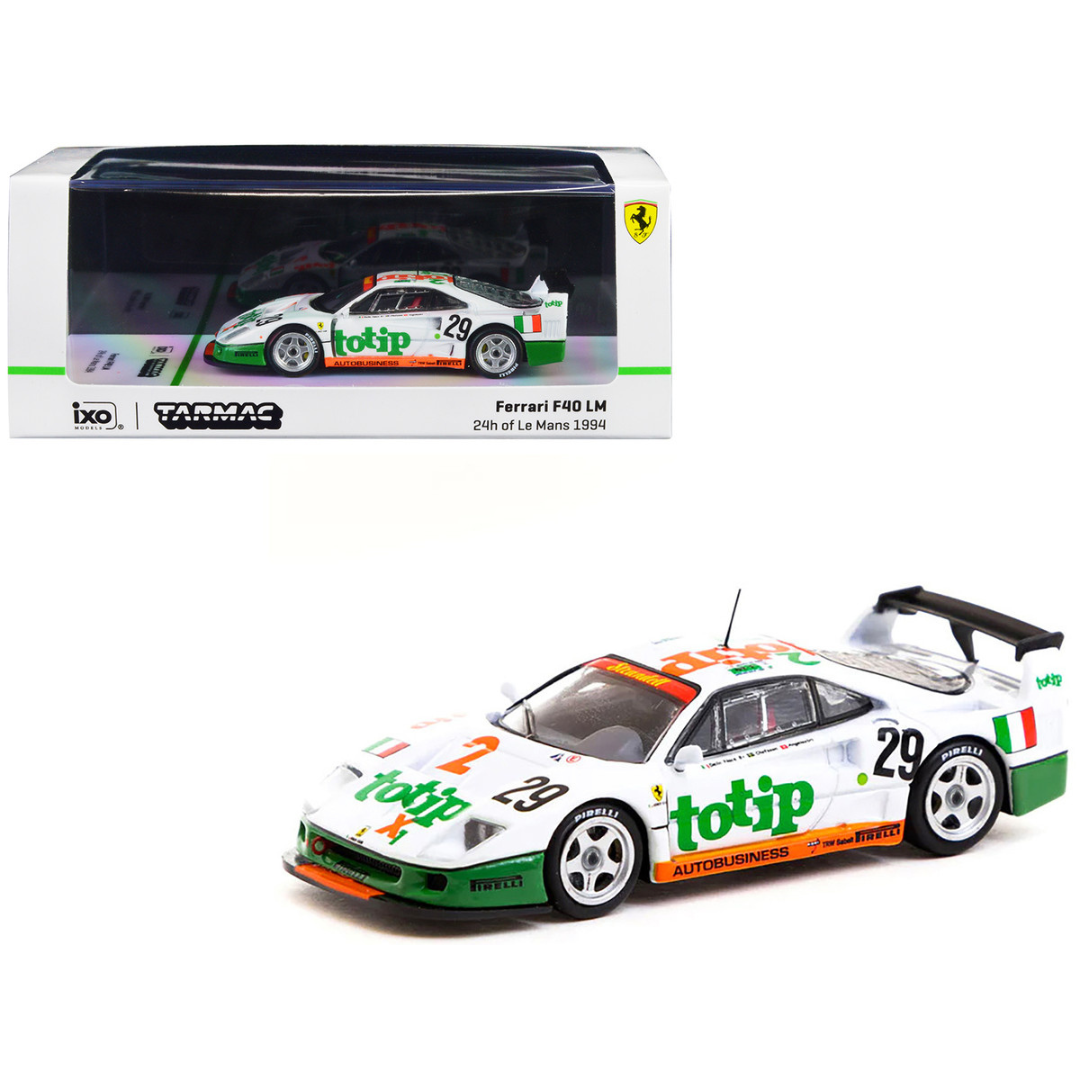 Ferrari F40 LM #29 "24 Hours of Le Mans" (1994) 1/64 Diecast Model Car