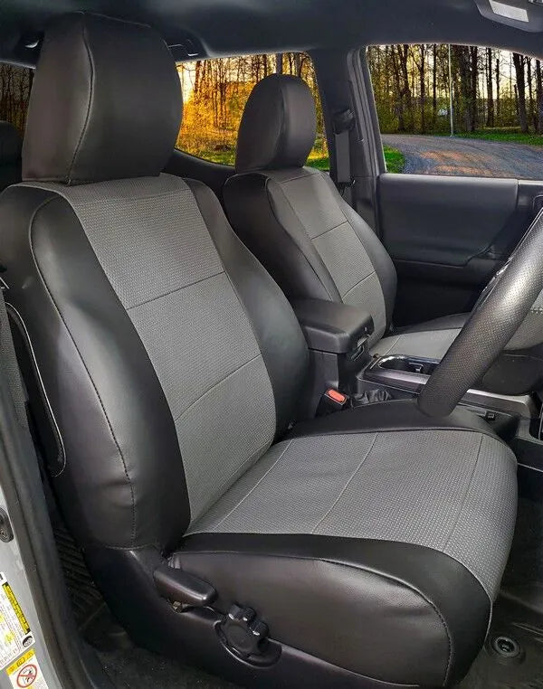 Custom Fit Classic Car & Truck Seat Covers for Mustang, C10, Bronco, Firebird & CJ7 – Retro Weave Faux Leather | Made in USA